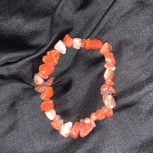 Carnelian crystal bracelet